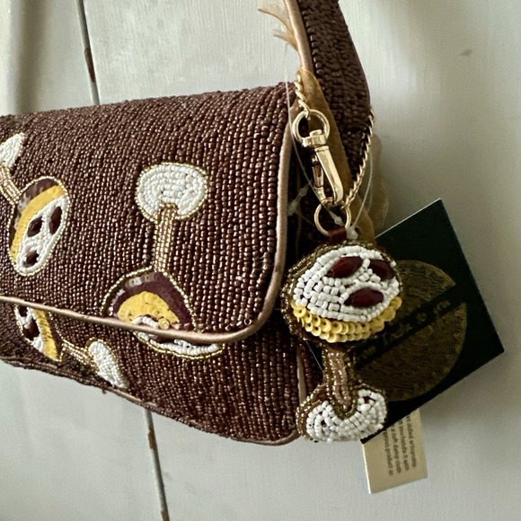 NWT New Release  From India to You Espresso Martini Beaded Bag TikTok Viral - Picture 5 of 16